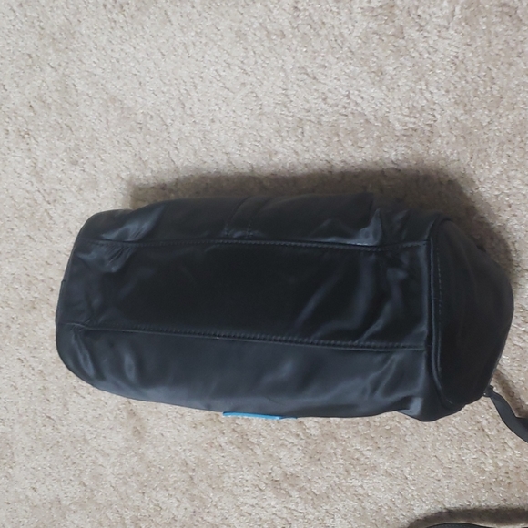 Vintage Coach nylon tote multiple pockets exterior 2 sides  front zip back open - Picture 11 of 15